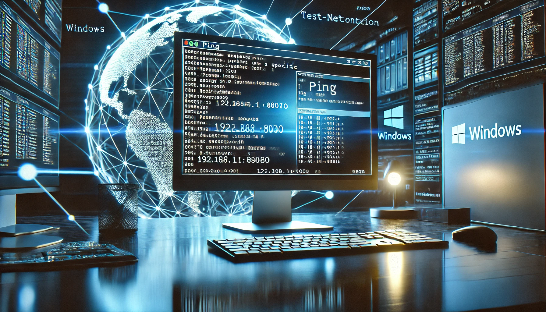 Ping گرفتن روی یک Port خاص در ویندوز