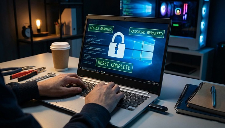 دور زدن پسورد ویندوز